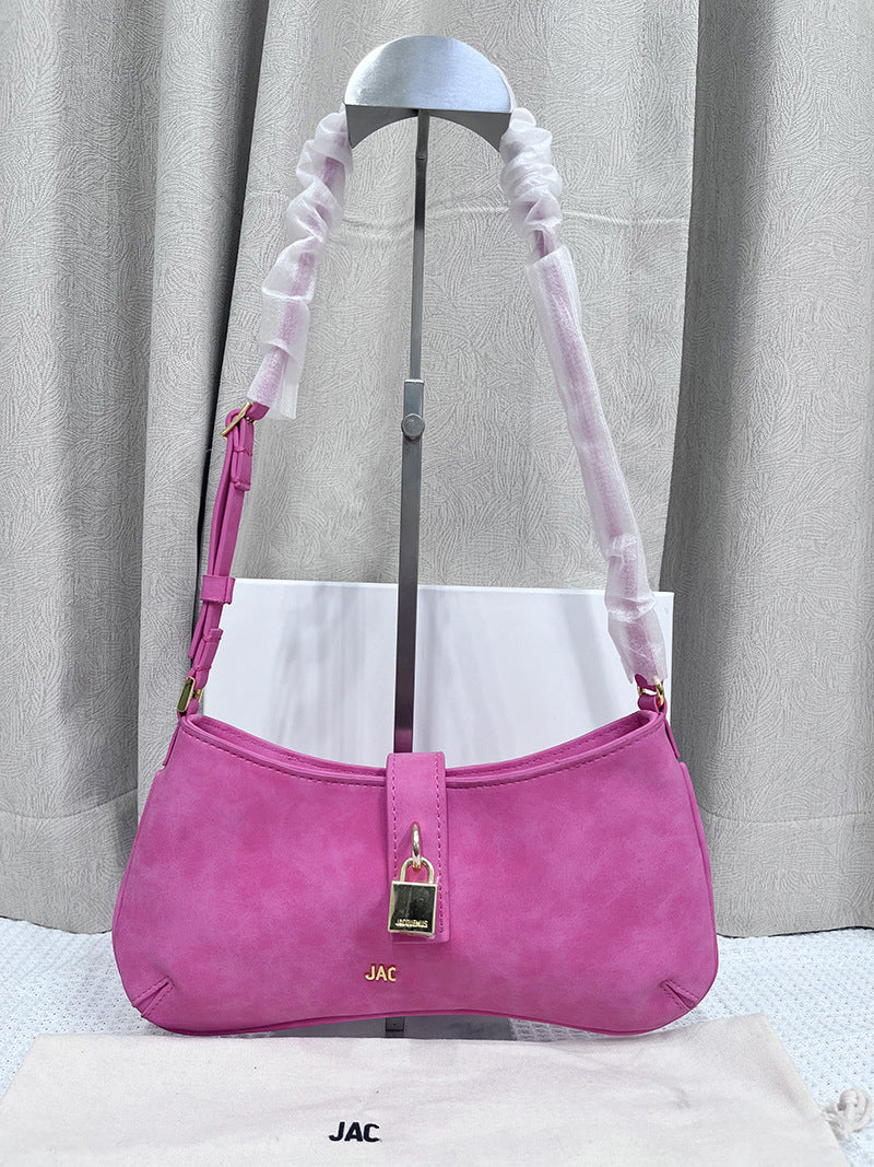 Classy Women's Fashion Metal Catch Underarm Shoulder Bags