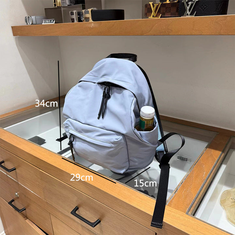 Women's Korean Style Solid Color Large Capacity Backpacks