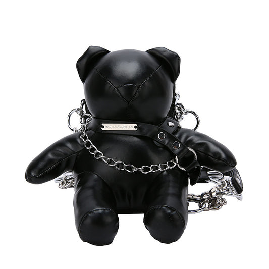 Artistic Bear Mobile Female Fashion Chain Crossbody Bags
