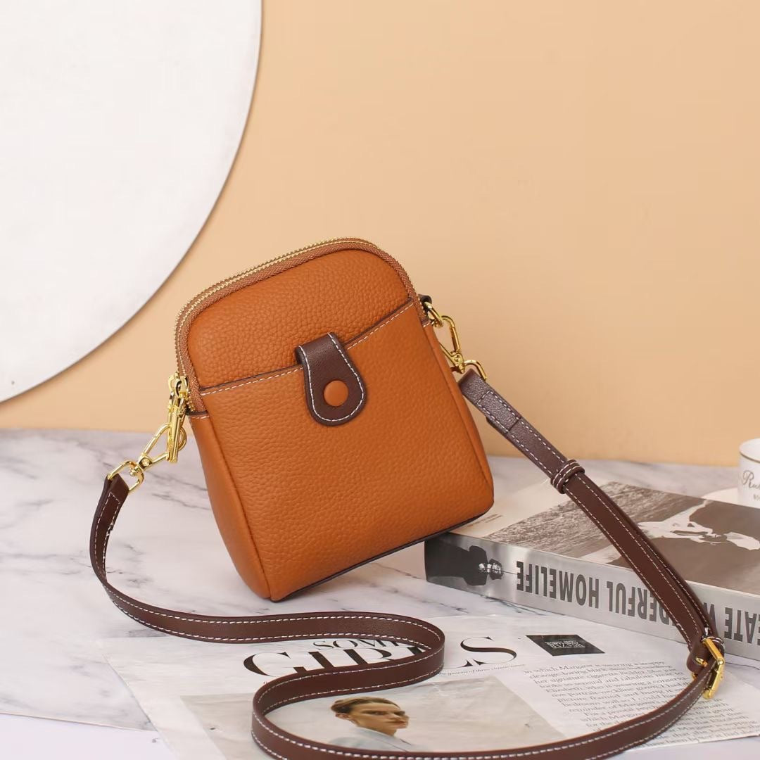 Women's Mini Genuine Leather Fashion First Layer Crossbody Bags