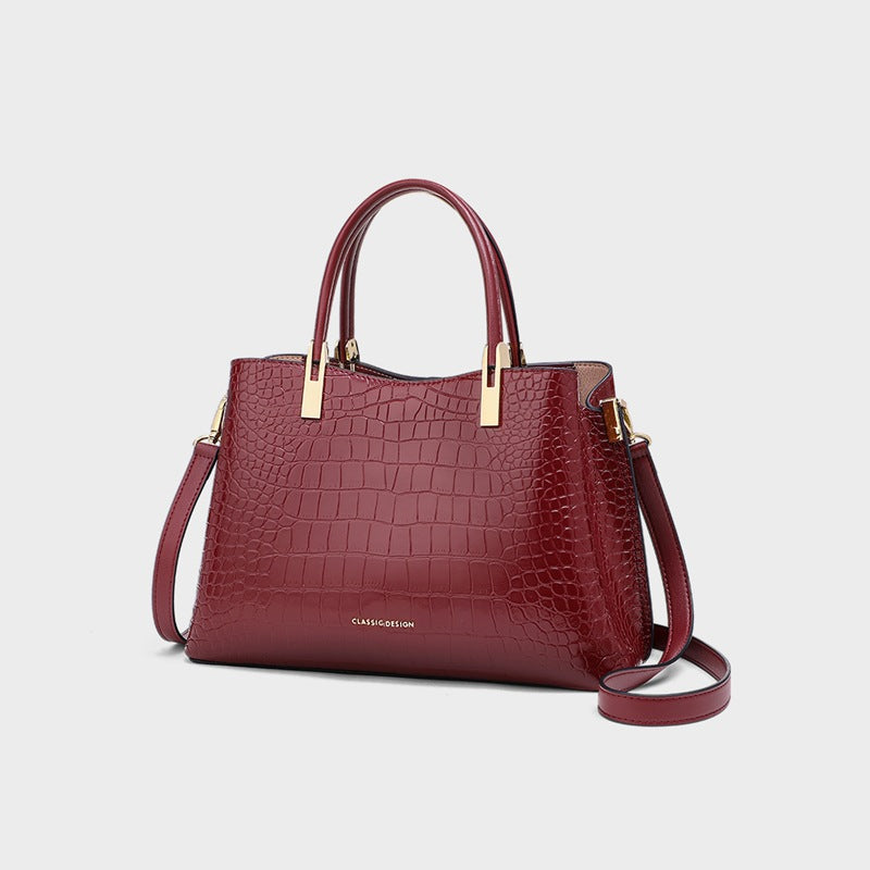 Women's Genuine Leather Mother-in-law Light Luxury Bags