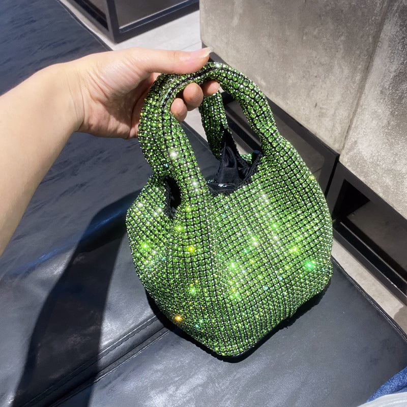 Women's Versatile Rhinestone Portable Chain Hand Shoulder Bags