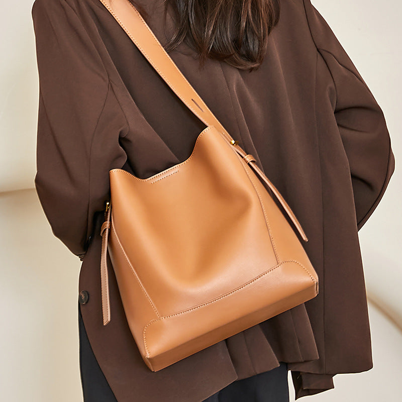 Women's Genuine Leather High-grade Large Capacity Shoulder Bags