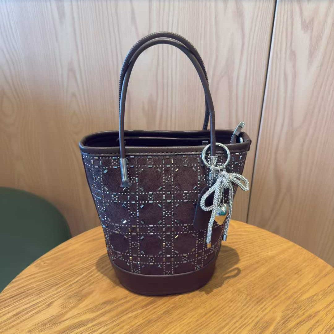 Diamond Fashionable Stylish Commuter Large Capacity Shoulder Bags