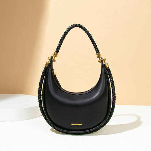 Underarm Versatile Light Luxury Minority Black Armpit Bags
