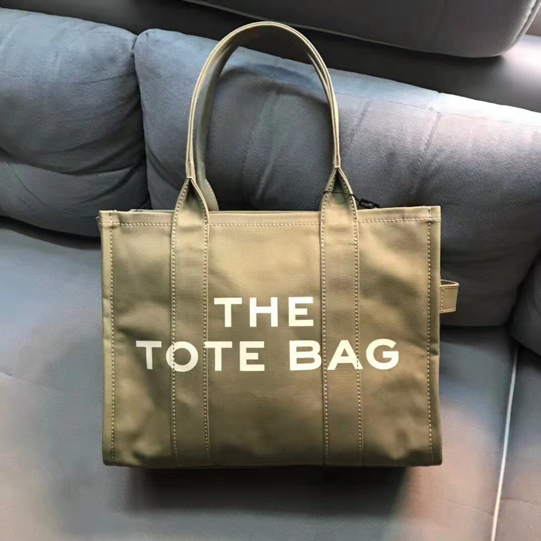 Mini Canvas Zip Shopping Fashion Letters Shoulder Bags