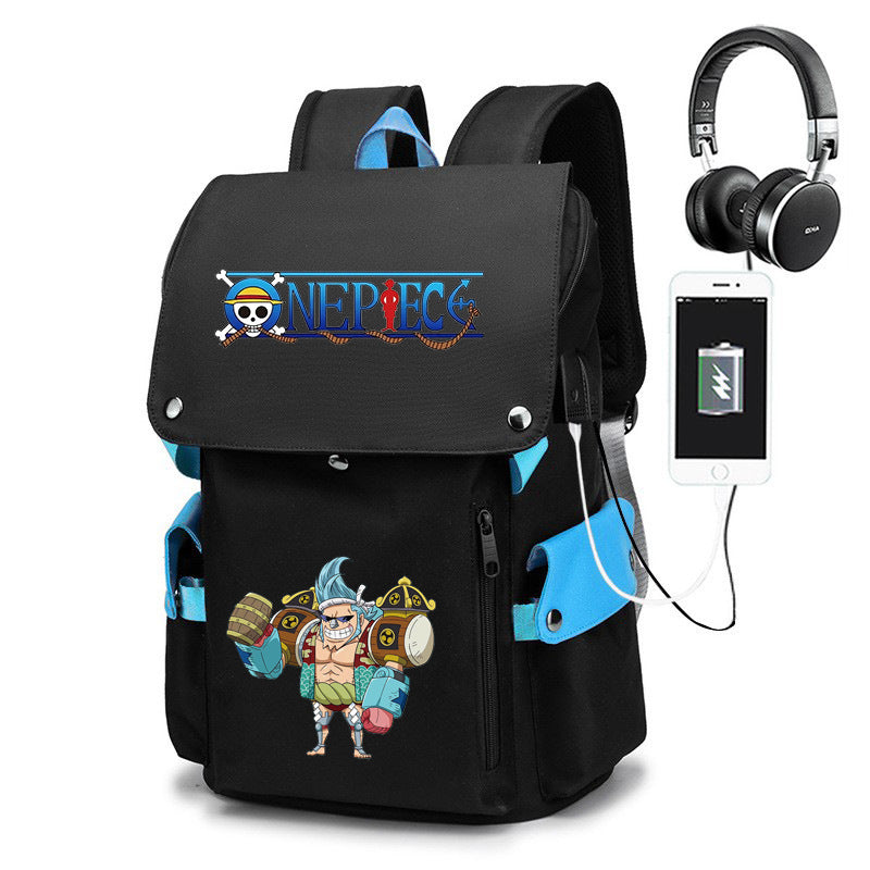 Piece Joint Name Cartoon Male Junior High Backpacks
