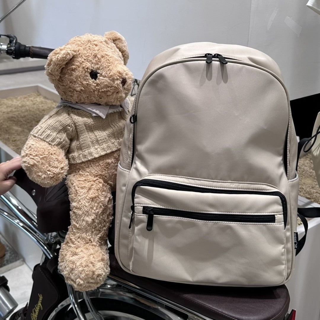 Elegant Female Solid Color Lightweight Junior Backpacks