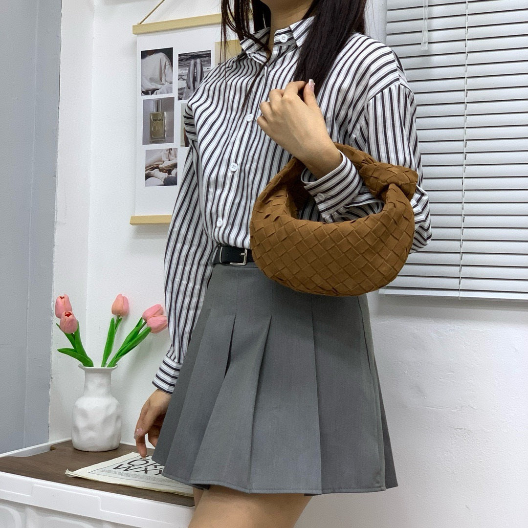 Women's Matte Leather Underarm Niche Texture Portable Bags