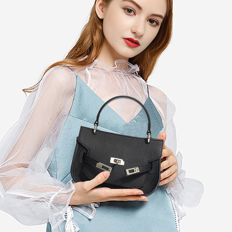 Women's Niche High-grade Hand Versatile Genuine Leather Handbags