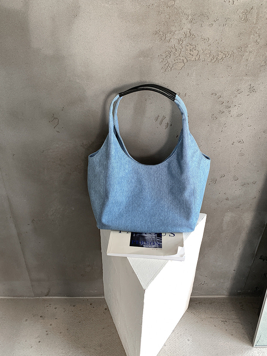 Women's Commuter Fashion Korean Style Idle Large Shoulder Bags