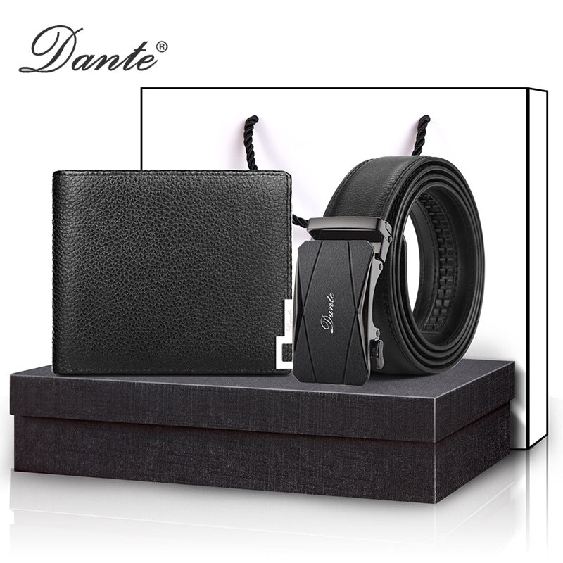 Men's Genuine Cattlehide Leather Surface Practical Suit Men's Wallets