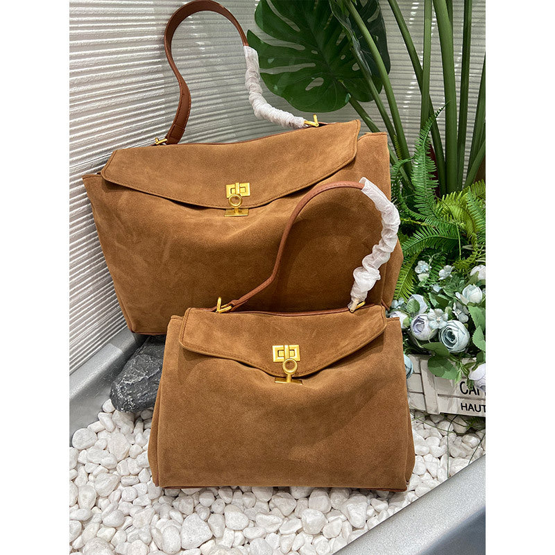 Women's Style Vintage Black Gold Large Capacity Handbags