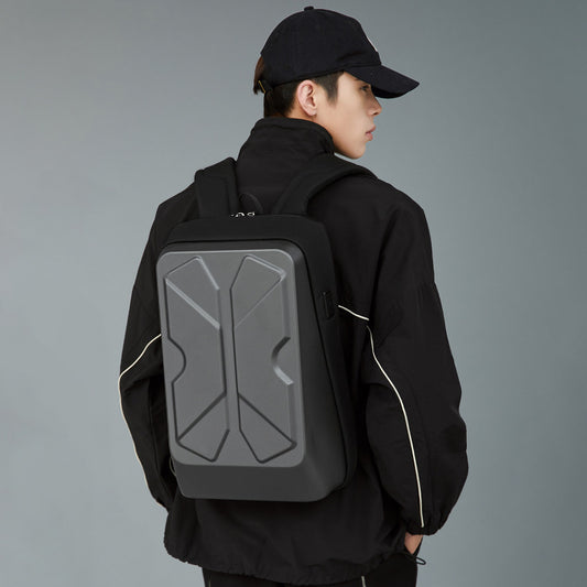 Men's Hard Business Thin Large Capacity Waterproof Backpacks