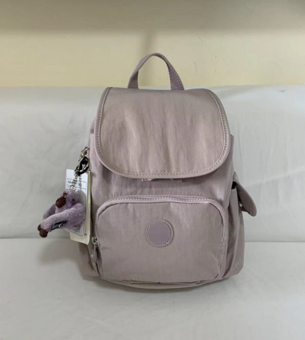Women's Summer Nylon Canvas Monkey Urban Simple Backpacks