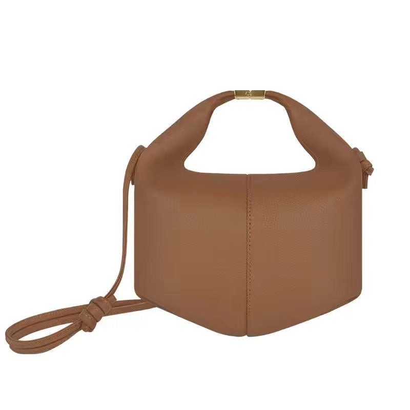 Women's French Niche High Sense Leather Mai Crossbody Bags