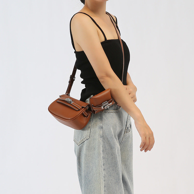 Summer Niche Design Saddle Fashion Gemini Shoulder Bags