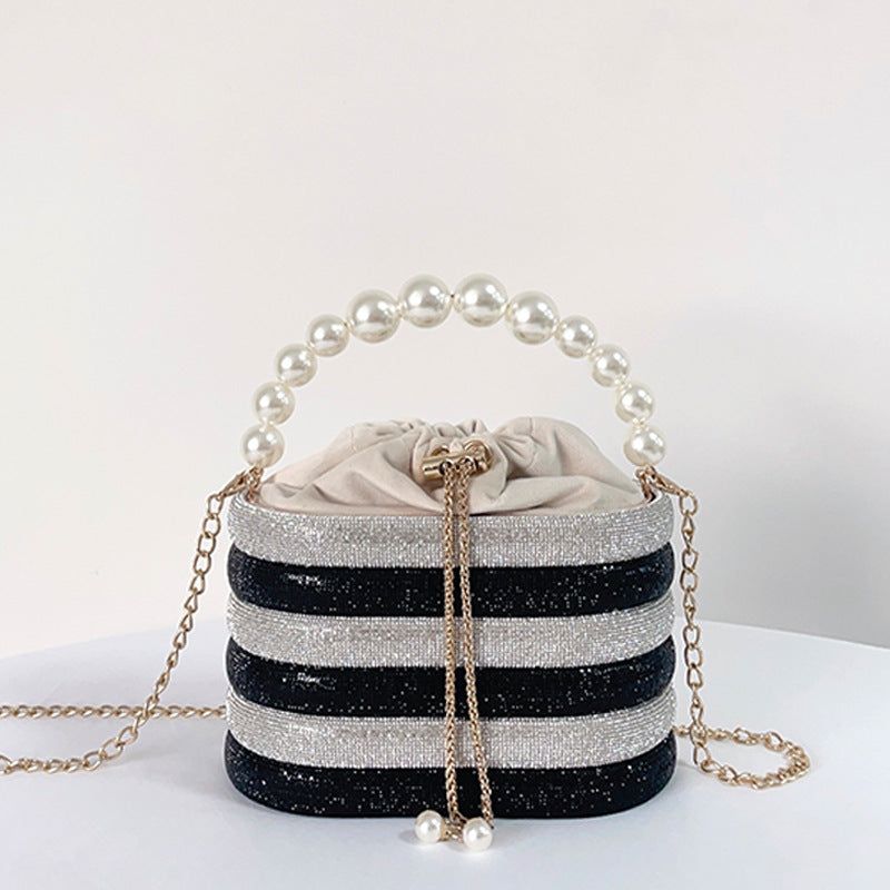 Ancient Spirit Monster Pearl Dinner Large Evening Bags