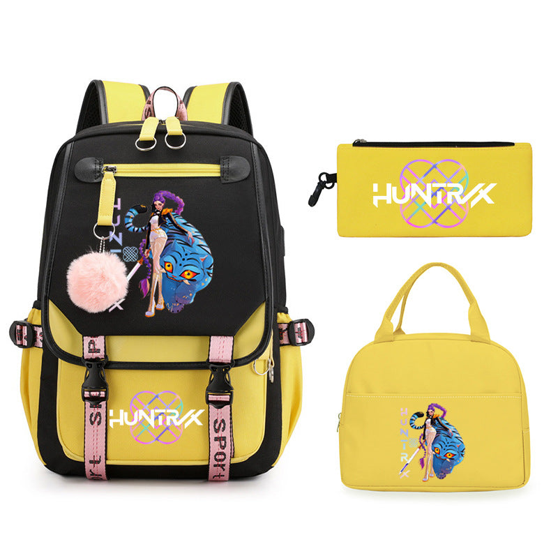 Children's Animation Printing Large Capacity Lightweight Fashion Trend Backpacks