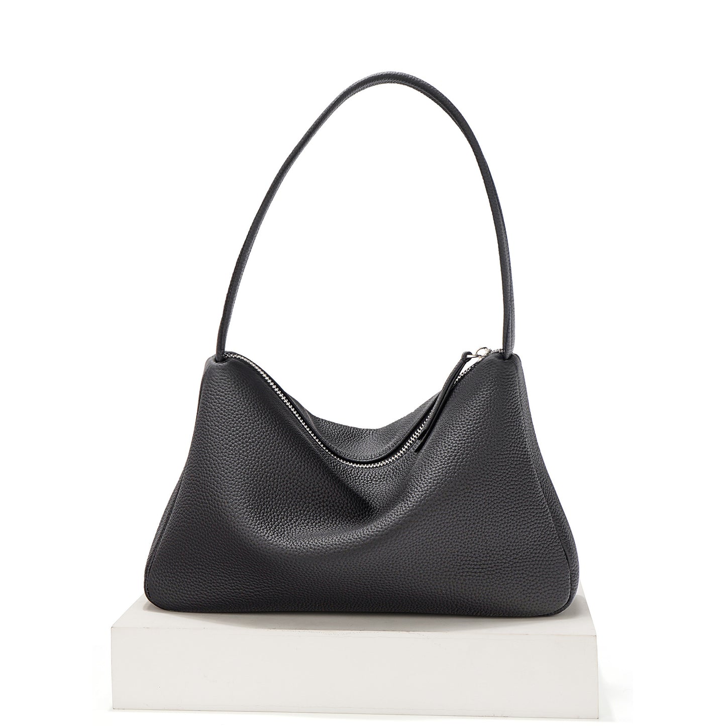 Women's First Layer Cowhide French Underarm Advanced Bags