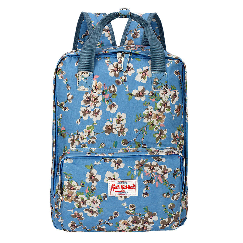 Women's Printed Large Capacity Flower Bird Computer Travel Bags