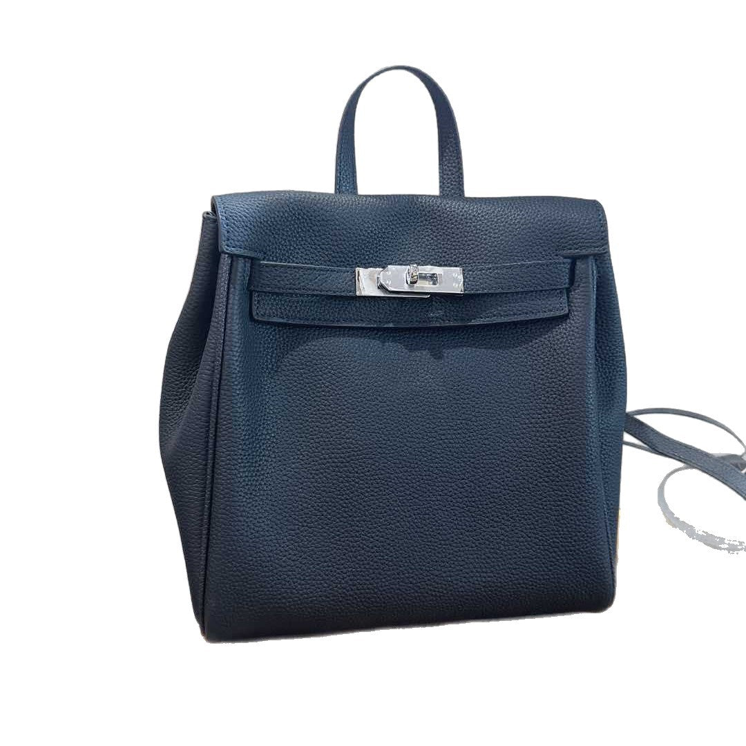 Women's First Layer Cowhide Retro Fashion Genuine Leather Backpacks