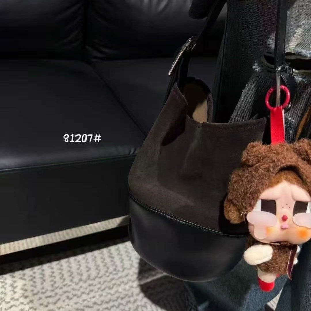 Women's Style Hand Carrying Simple Patchwork Commuter Handbags