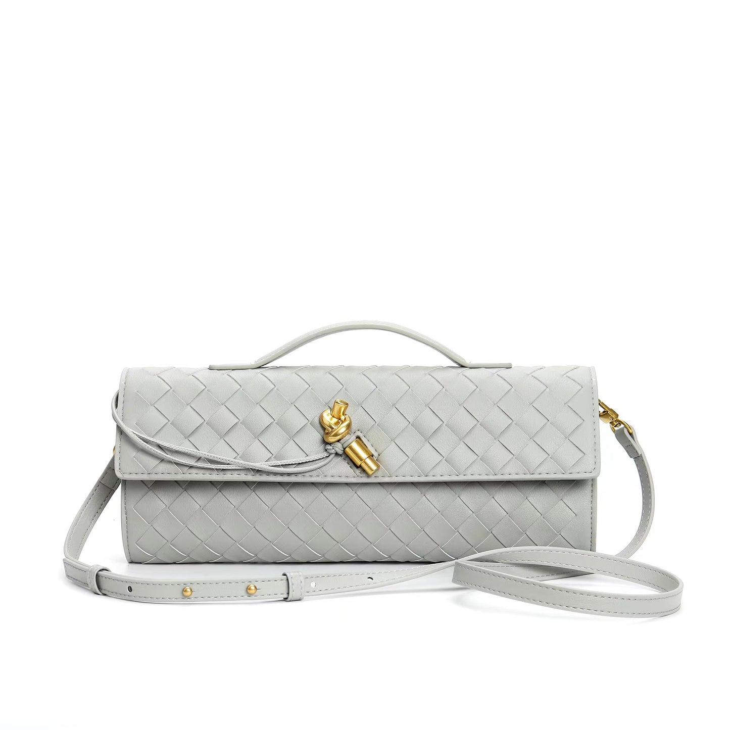 Hand-woven Dinner Baguette Fashion Portable Versatile Armpit Bags