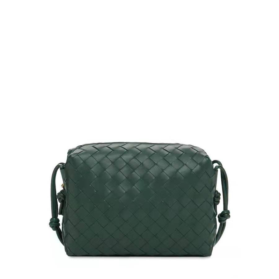 Authentic Leather Weave Fashion Simple Large Shoulder Bags