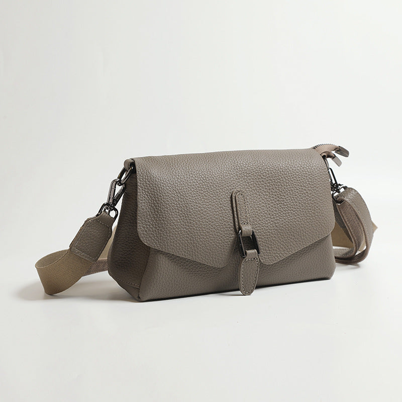 Women's Solid Color Simple Leather Lightweight High-grade Crossbody Bags