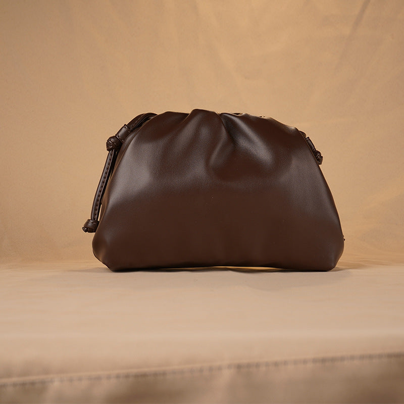Female French Minority Dumpling Tide Genuine Bags