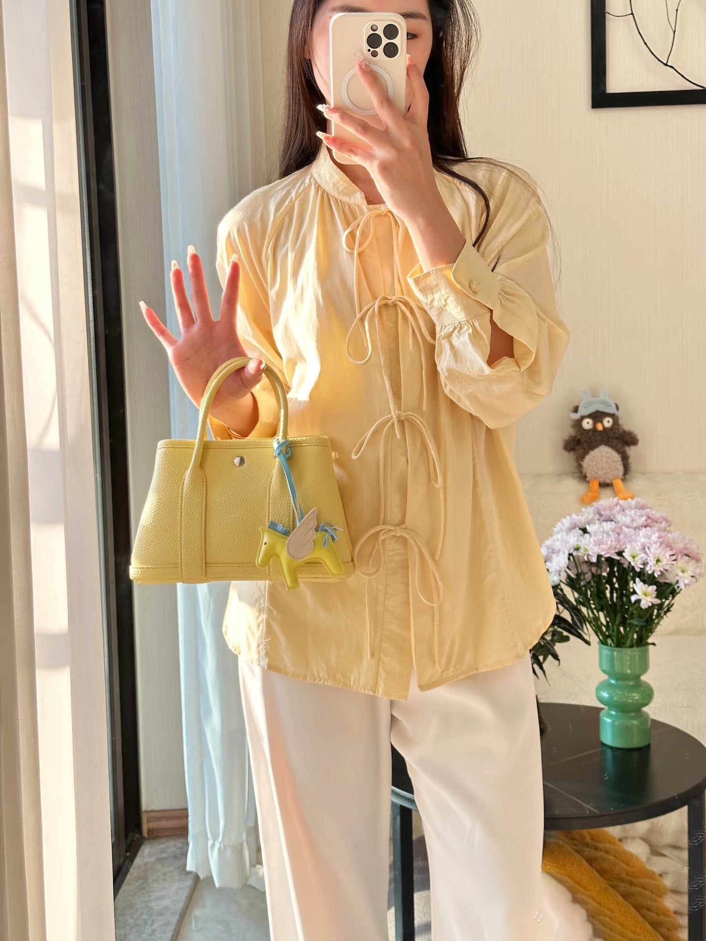 Women's Handmade Wax Line Cowhide Large Capacity Handbags