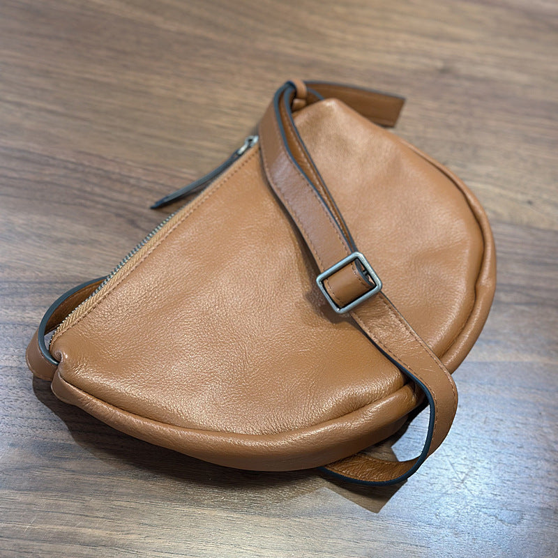 Leisure Leather Packet First Layer Simple Crossbody Bags