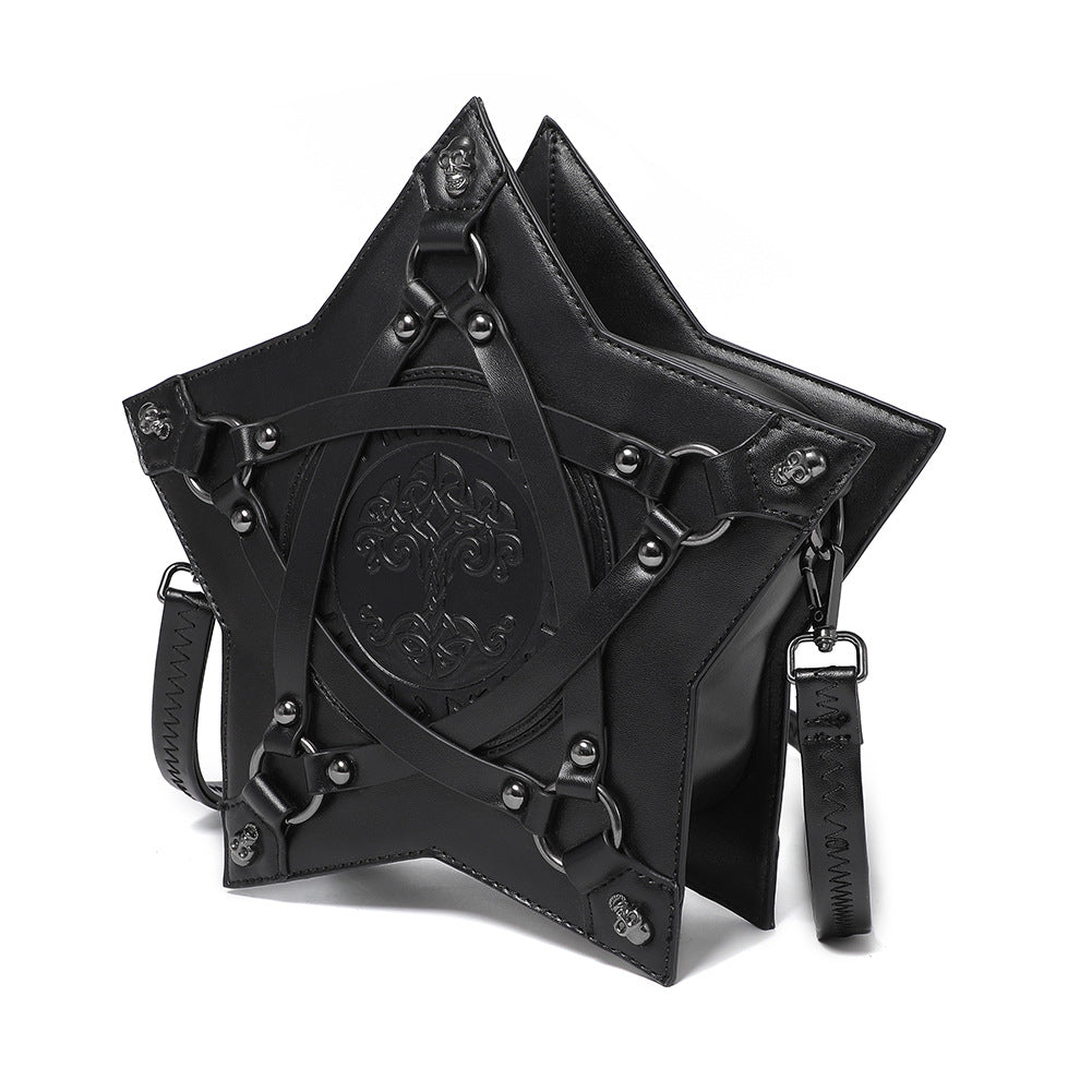 Women's Trendy Female Gothic Embossed Niche Backpacks