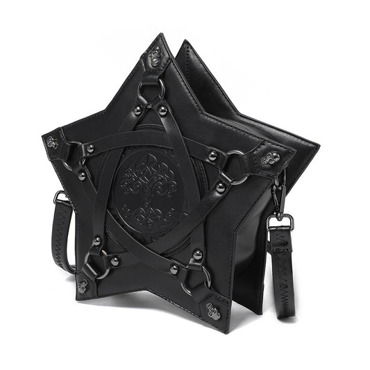 Women's Trendy Female Gothic Embossed Niche Backpacks