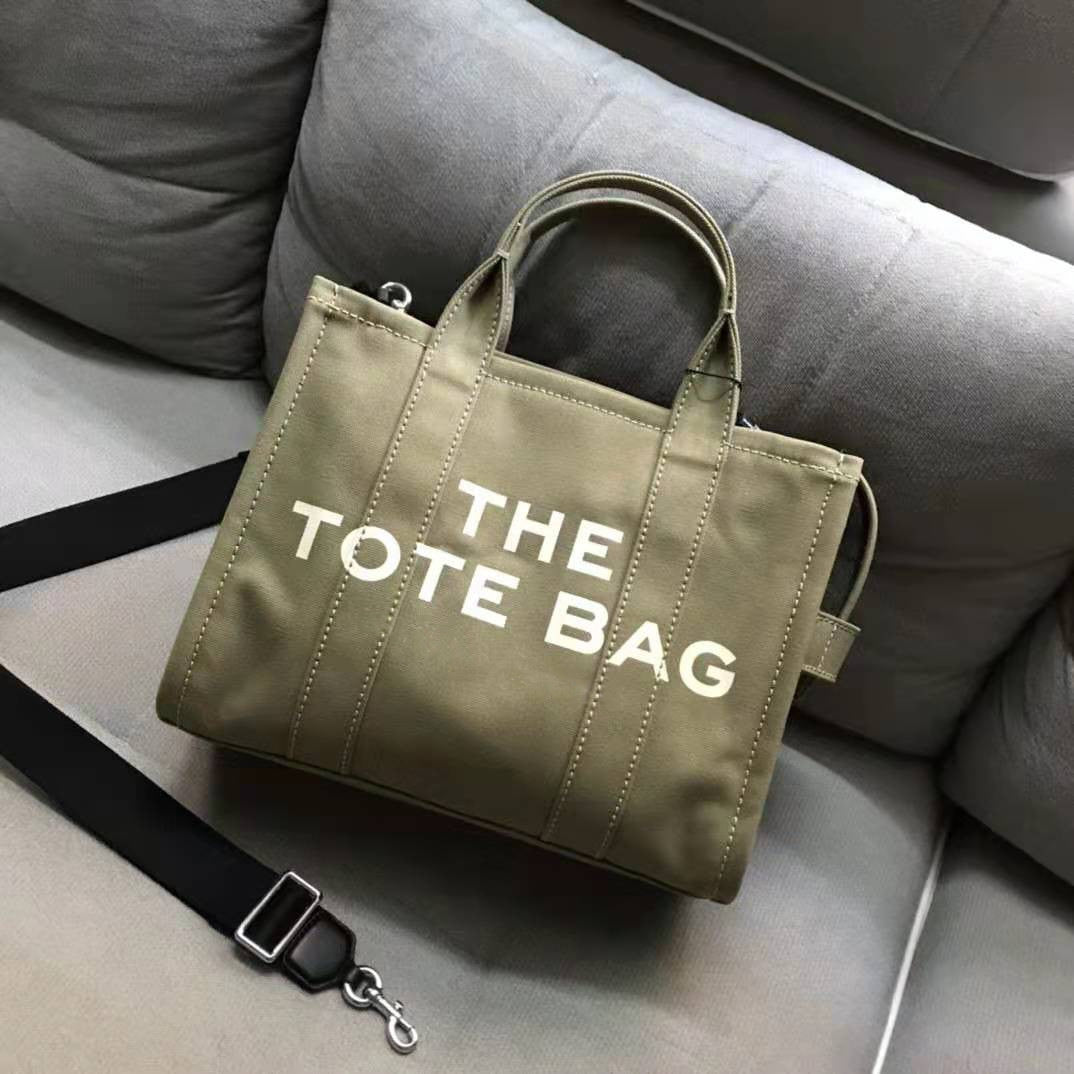 Mini Canvas Zip Shopping Fashion Letters Shoulder Bags