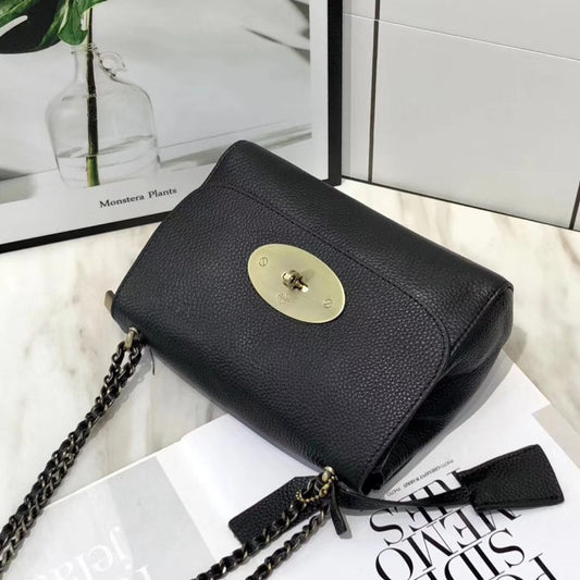Women's Princess Genuine Leather Style Chain Elegant Shoulder Bags