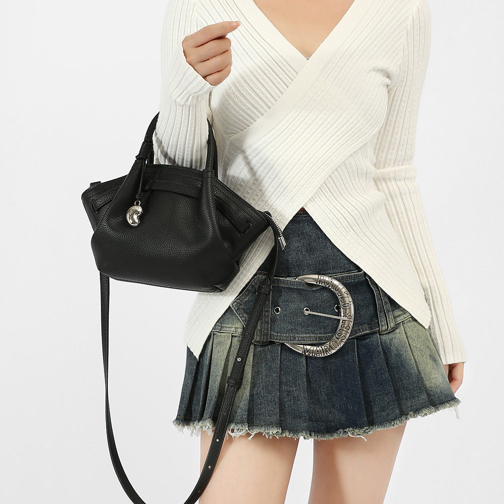 Women's Pattern Cloud Dumpling Niche Vegetable Basket Bags