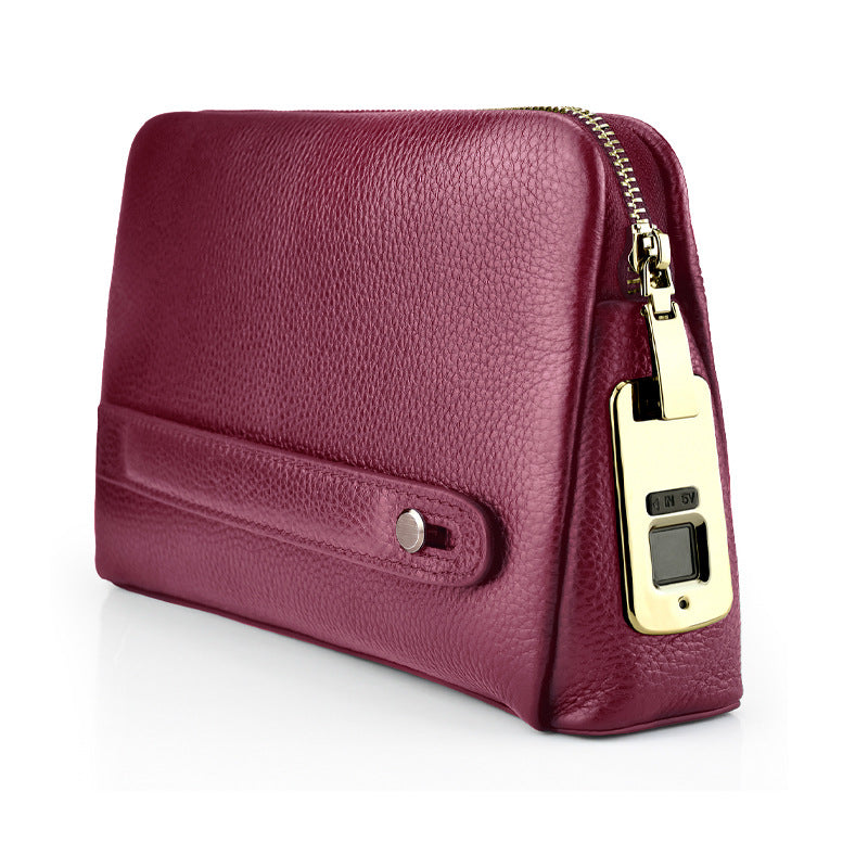 Men's Genuine Leather Clutch Fashion Lightweight Daily Commuter Men's Handbags