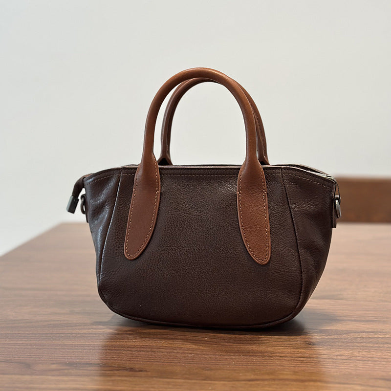 Women's High-grade First Layer Vegetable Tanning Leather Handbags