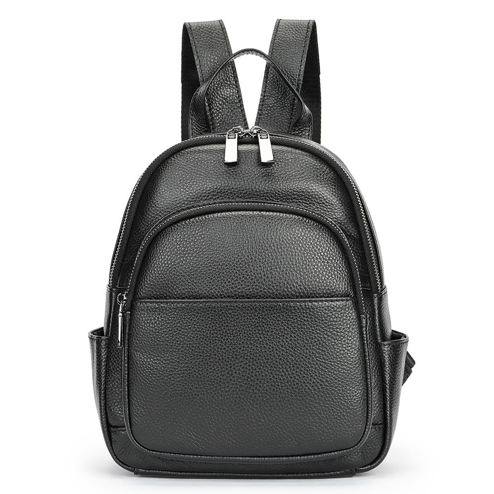 Women's First Layer Leather Genuine Fashion Backpacks