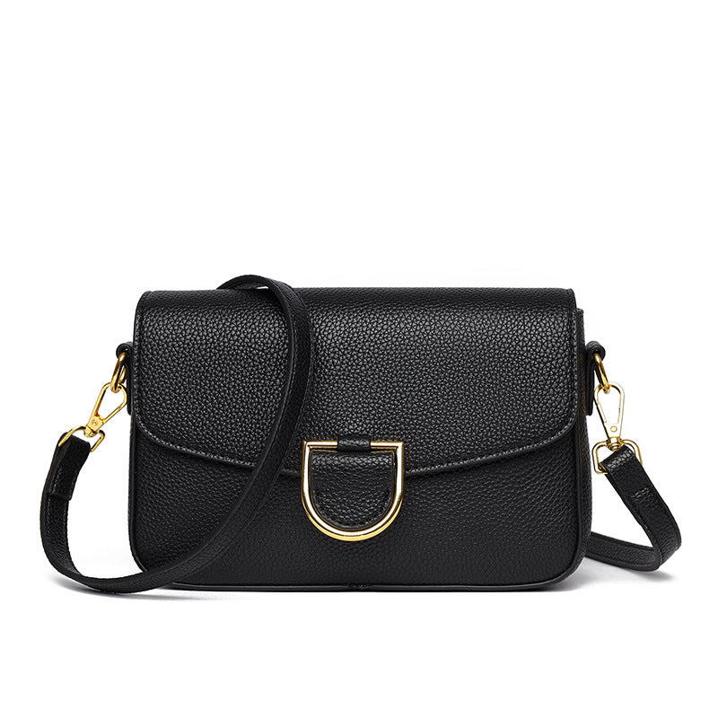 Women's Fashion Genuine Leather Trendy Simple Design Shoulder Bags