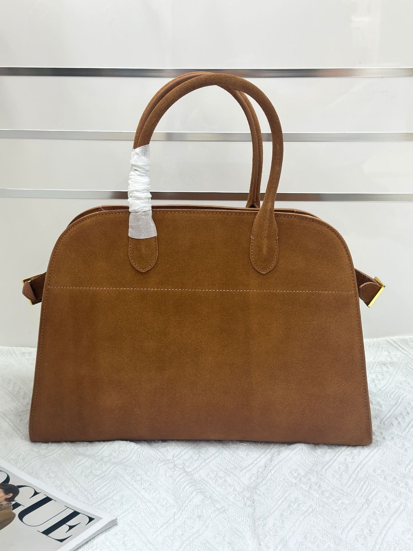 Attractive Popular Suede Commuter Computer Hand-held Handbags