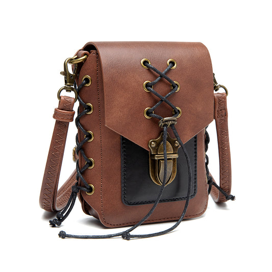 Trendy Glamorous Women's Retro Style Versatile Small Square Bags