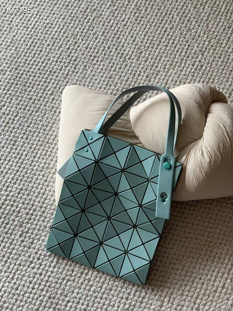 Women's House Grid Geometric Color Nail Box Bags