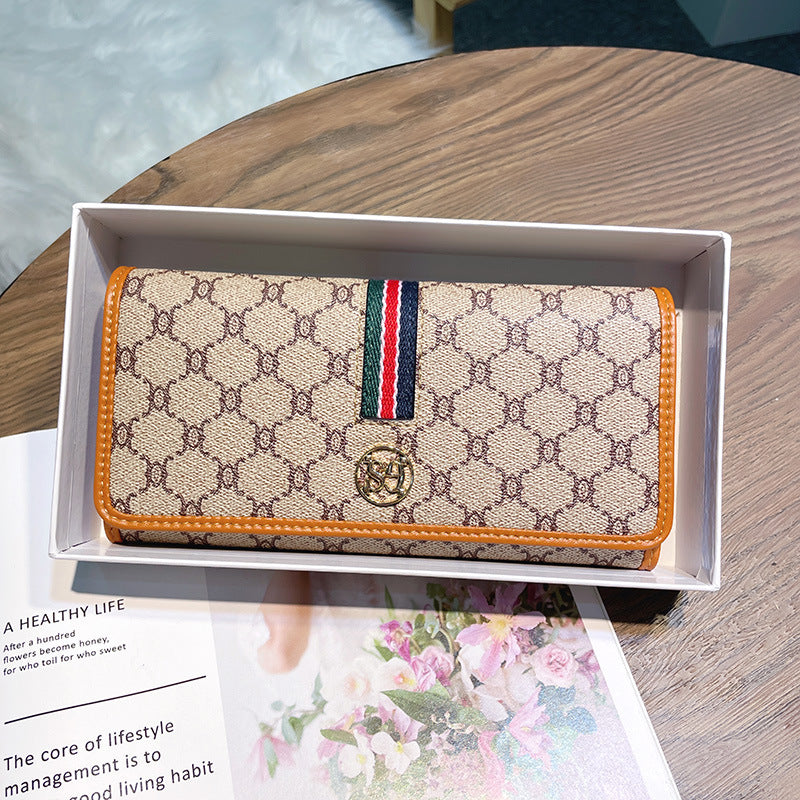 Women's Long Leather Large Capacity Fashion Ladies Wallets