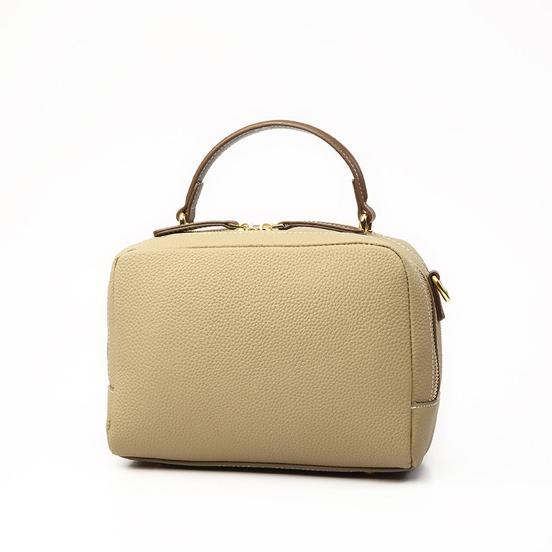 Women's Layer Cowhide Portable For Simple Genuine Leather Handbags