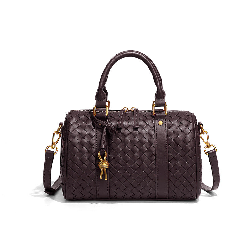 Women's Personalized High-grade Retro Practical Handmade Woven Handbags