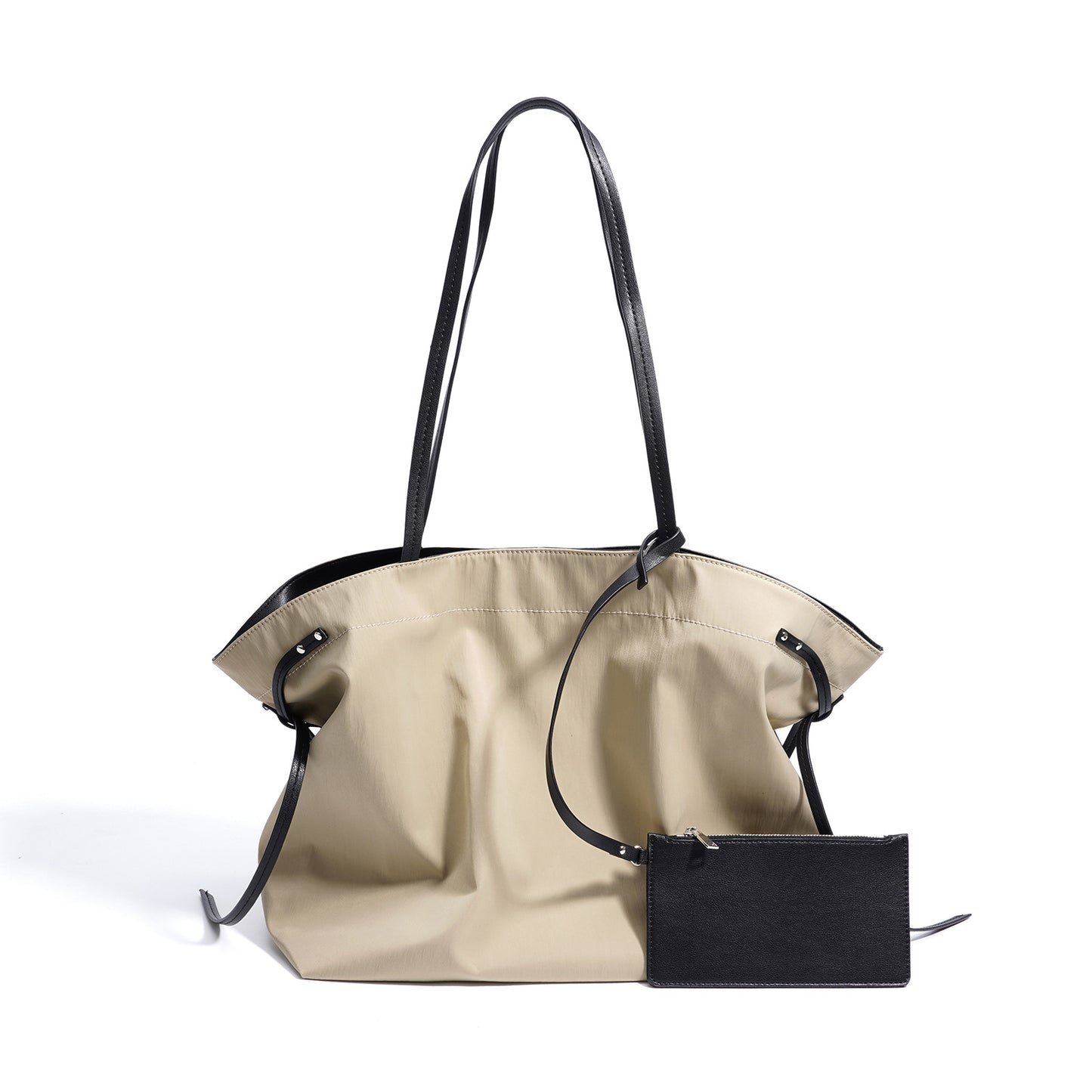 Nylon Contrast Color Large Capacity Idle Handbags