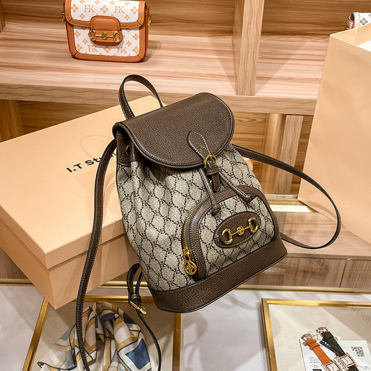 Women's Counter Leather Fashion Super Popular Backpacks
